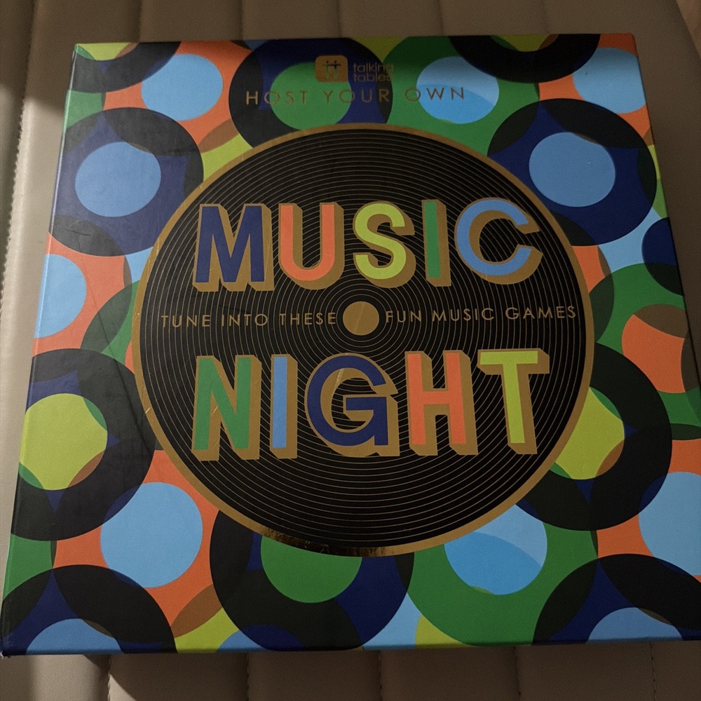 TALKING TABLES HOST YOUR OWN MUSIC NIGHT GAME BRAND NEW TRIVIA